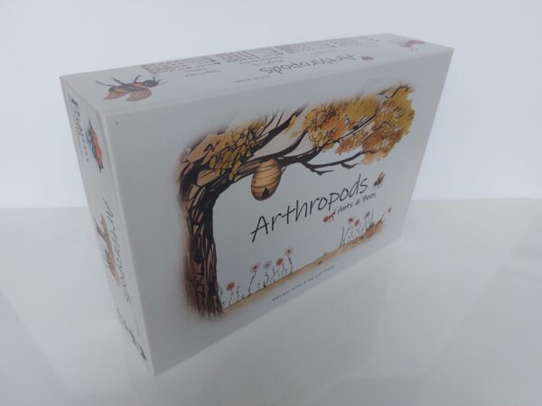 Arthropods Ants & Bees game box front side in 3D view perspective