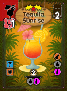 Bestelling - cocktail - Tequila Sunrise